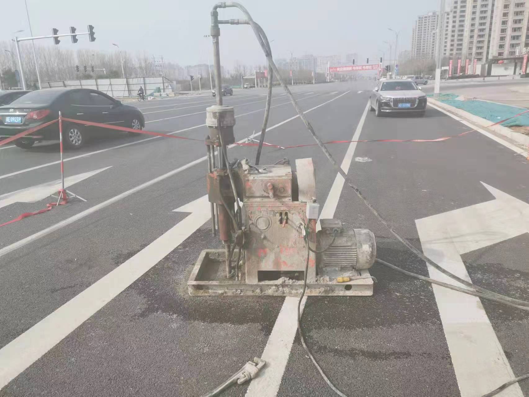 高场办事处路基沉降注浆灌浆
